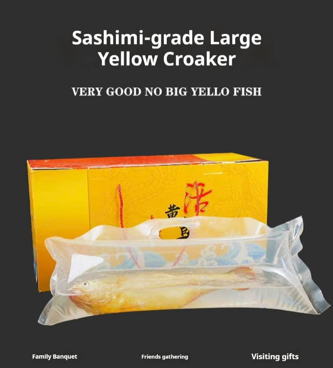 Sea-farmed yellow croaker, delivered live to your door — triple compensation for dead fish!
