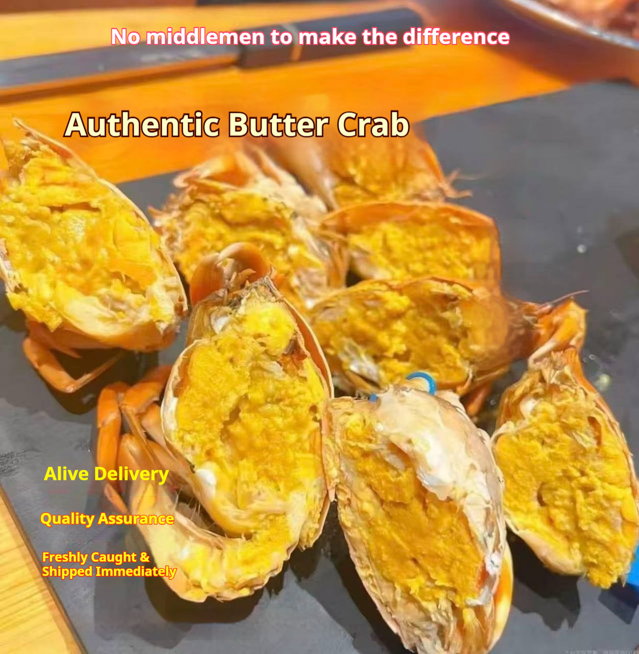Premium Live Butter Crab | Arrives Alive or Full Refund