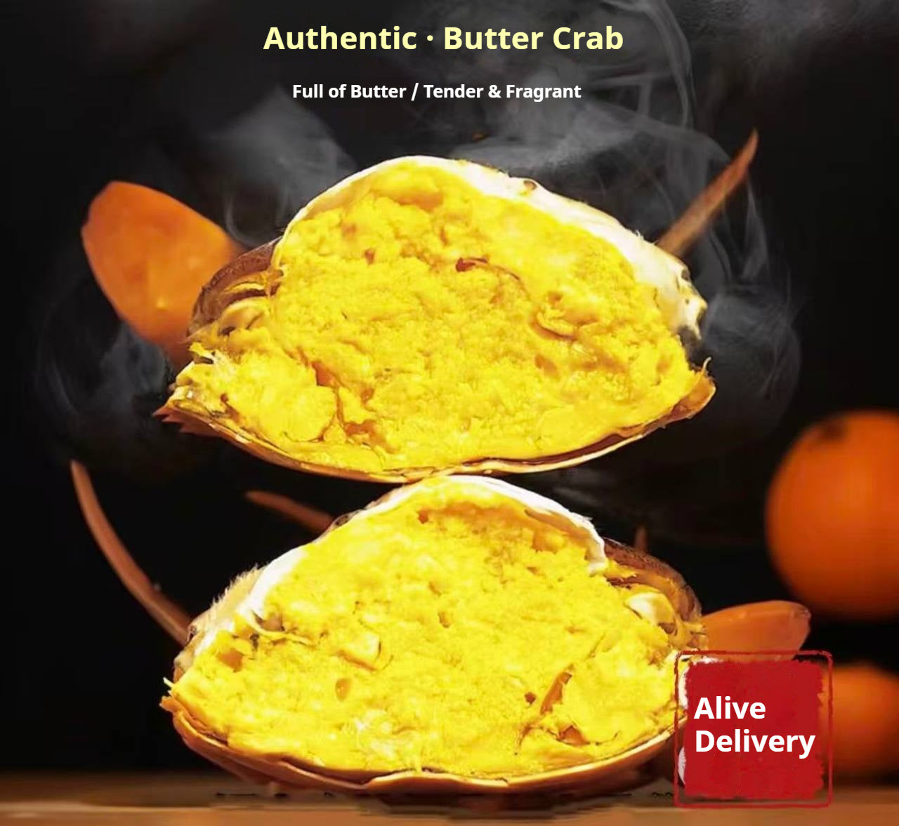 Premium Live Butter Crab | Arrives Alive or Full Refund